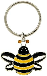 Black &amp; Yellow Bumble-Bee Key Chain KEKC4847
