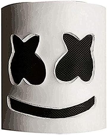papaxiong MarshMello DJ Party Mask Full Head Helmet Halloween Cosplay Mask Bar Music Props