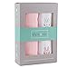 100% Cotton Wearable Blanket Baby Sleep Bag Pink Bunnies 2 Pack (3-6 Months)