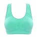 Senchanting Women Comfort Breathable Racerback Wirefree Mesh Workout Sports Bra