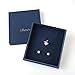 J.Rosée 925 Sterling Silver Earrings and Rings Set Snowflake Stylish Jewelry