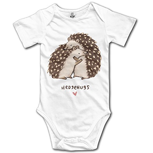 Cute Cartoon Hedgehog Hugs Newborn Infant Fashion Bodysuit Baby Onesies Clothing