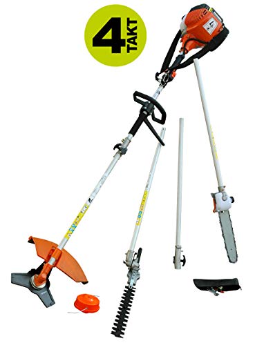 Yerd 4-Takt Benzin Motorsense MS40 5in1 Multitool 38 CCM inkl.Verlängerung 1,5 PS 1,1kw Multi-Freischneider… – Bild 3