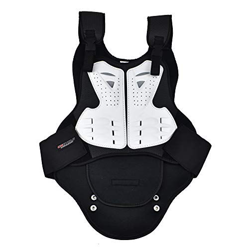 CHCYCLE Motorcycle Vest Armor Riding Chest Armor Back Protector (XL)