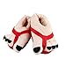 Misscat Women Cartoon Toe Big Feet Velvet Anti-slip Warm Soft Slippers Cotton Indoor Home Floor Shoes (Red)