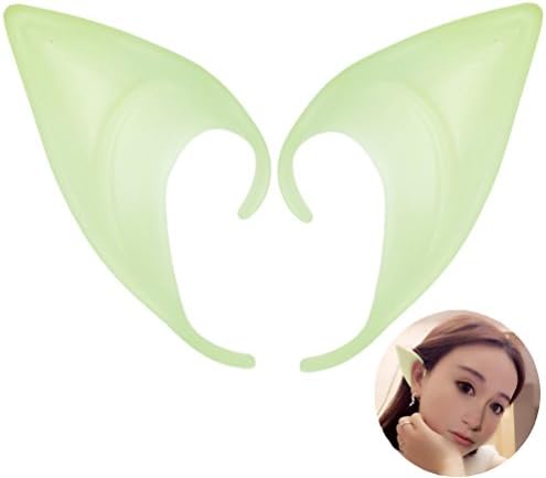 Cosplay Halloween Elf Ears Glow In the Dark Costume Ears Tips (Color 4#)