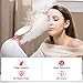 Nano Mist Face Steamer - Warm Mist Spa Facial Steamer Sprayer with LED Makeup Mirror - Home Sauna Humidifier Deep Moisturizing - Blackhead Remove Pores Cleanse (Pink)
