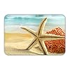 Bath Mats for Bathroom, Bathroom Mats Rugs No Silp, Starfish Beach Ocean Style Printed Washable Doormat Carpets Floor… 41eEakgqkfL