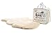 XL Australian Lambskin Baby Rug, Cornsilk Cream Color, 100% Natural, 37+ inches Long, Premium Quality, Plush Silky Soft Wool, by Minidoka Sheepskin