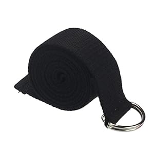 Koly® Yoga Stretch Strap D-Ring Adjustable Belt Waist Leg Fitness 180CM