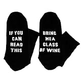 Genji If You Can Read This Bring Me Some Wine Beer Coffe Socks(1-4Pairs)