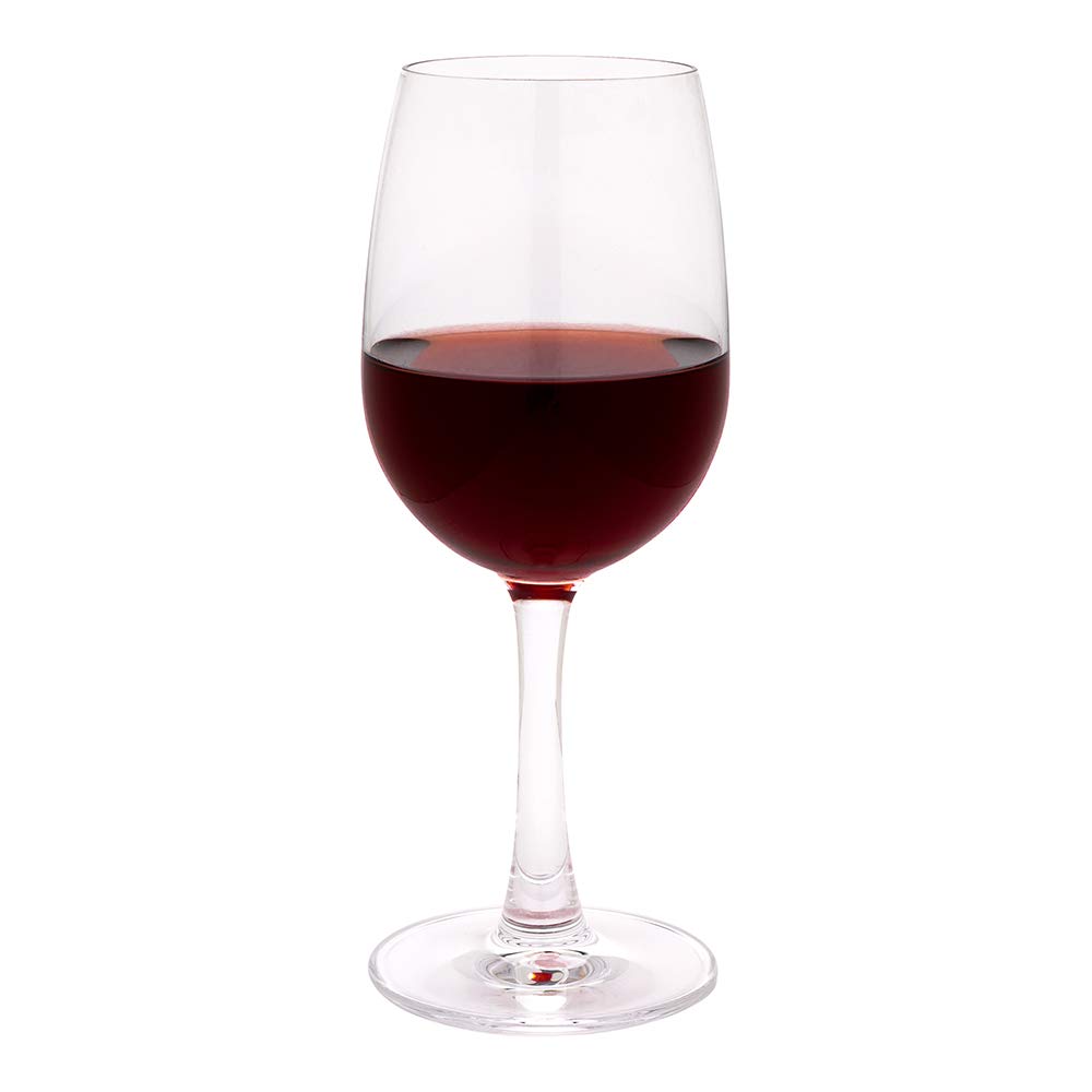 Restaurantware Voglia Nude 8.5 Ounce Port Wine Glasses Set Of 6 Crystal Port Glasses - Laser-Cut Rim Dishwasher-Safe Glassware Fine-Blown Crystal Dessert Wine Glasses