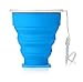 Wealers Collapsible Travel Mug Silicone Bpa-free 7 Ounce Foldable Cup Dishwasher Safe Pop up Cup. Cool Funny Unique Camping Travelling Gear Supplies Accessory. (3 Pack - Assorted Colors)
