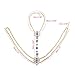 DOTASI Body Dress Necklace Retro Chain Colorful Crystal Women Body Chain Jewelry Necklace