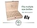 Essential for Life – 48 Slot Wooden Essential Oil Box – Great Carry Case Organizer & Holder for Storage Display Travel & Presentation – Protects 5, 10 & 15ml Bottles in an Elegant Decorative Designthumb 2