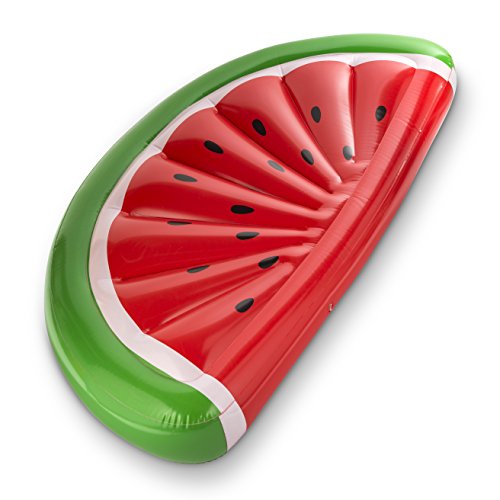 Haute Float MELON1 Giant Outdoor Inflatable Watermelon Slice Pool Tube