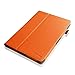 Fintie Premium PU Leather Cover for 10.1 Inch Tablet Inclu. iRULU eXpro X1s / X1 Plus 10.1, Dragon Touch A1 / A1X Plus 2016 Edition, ValuePad VP112 (Check Compatible List Below), Orange