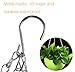 Lainrrew 5 Pcs Heavy Duty Hanging Chains, 3 Point 20 Inch Flower Basket Hanger Garden Plant Hanger for Bird Feeder Planter Lanternthumb 2
