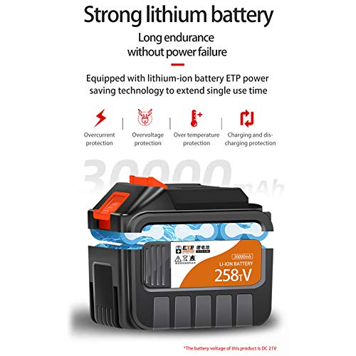 Kacsoo Akku-Säbelsäge, 20 V, 4,5 Ah, 3000 SPM, SDS, bürstenloses Säbelsäge-Set, variable Geschwindigkeit, 4… – Bild 5