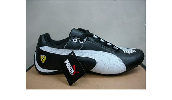 puma ferrari shoes white and black