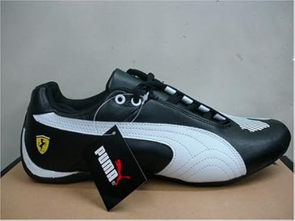 Puma Ferrari Shoes Black And White - Ferrari Car