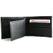 Alpine Swiss Mens RFID Blocking Leather High Capacity Bifold Wallet Black