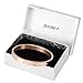 Yeemer Stainless Steel Love Bracelet Bangles with Diamonds Crystals for Mom,Girls Gold Silver Rose gold Colors (7.5 Inch(19cm) Rose gold)