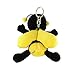 Bumble Bee Plush Keychain By Unipack - Soft, Small Bee Gift, Lovable Bee Party Favor, Adorable Bee Toy.