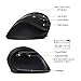 AUTLEY Wireless Vertical Mouse, 2.4G Optical Wireless Silent Ergonomic Mouse for Large Hands, for Laptop, Computer, Desktop, with Adjustable 800/1200/1600 DPI (Silent Click)