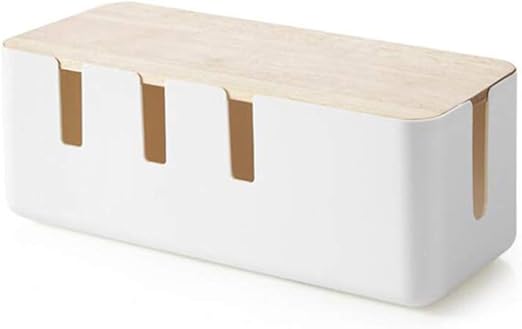Yanhonin - Caja de almacenamiento para cable alargador eléctrico: Amazon.es: Hogar