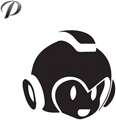 2PCS New Personality Premium Mega Man Pattern Vinyl Decal For Laptop Window Door Car Stickers Pokewin