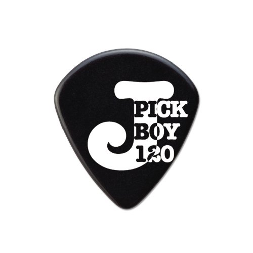 Pickboy J-Pick, Black, Cellulose, 1.20mm, 10 picks
