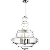 Hudson Valley Lighting Washington - Five Light Large Pendant - 20 Inches Wide by 25.5 Inches High-Polished Nickel Finish -Tra