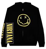 Zip Hoodie: Nirvana - Smile Size L