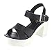 Refresh Women's Gaga-07 Chunky Platform Sandal