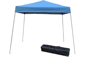 Impact Canopy 040000003 Slant Leg Canopy, 10' x 10', Blue-No Sidewall