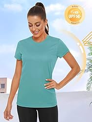 TACVASEN T-Shirts Women Short Sleeve Tops UPF