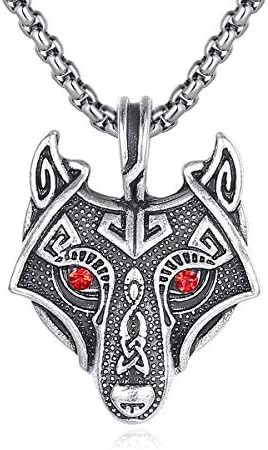 Pewter Viking Necklace Norse Amulet Pendant Necklace Celtic Pagan Jewelry Viking Gift Jewelry