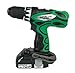 Hitachi DS18DFLM 18-Volt 1/2-Inch Lithium-Ion Cordless Drill/Driver (Includes 2 Batteries + Bit Set)