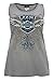 Harley-Davidson Women's 115th Anniversary Flight Badge Sleeveless Tank, Gray
