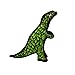 TUFFY - World's Tuffest Soft Dog Toy -Junior Dinosaur TRex - Squeakers - Multiple Layers. Made Durable, Strong & Tough. Interactive Play (Tug, Toss & Fetch). Machine Washable & Floats.