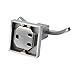 HOMEIDEAS Bathroom Double Robe Hook Lavatory Bath Towel Hook Coat Hook, Wall Mount, Brushed Nickel Finish