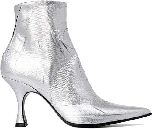 maison margiela boots silver