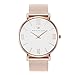 WRISTOLOGY Stella Womens Watch Rose Gold Roman Numeral Numbers Boyfriend Ladies Metal Mesh Strap Band