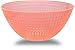 DuraHome - Plastic Serving Bowls - 100 oz Party Salad Snack Bowl in 4 Neon Colors, Set of 4 Bowls