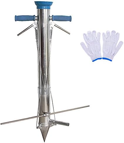 Fbird Manual Bulb Planter Tools, Long Handled Vegetables &amp; Flowers Seedling Transplanter