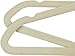 Utopia Home Kids Velvet Hangers - Small Clothes Hanger - Non Slip - Space Saver (25, Ivory)