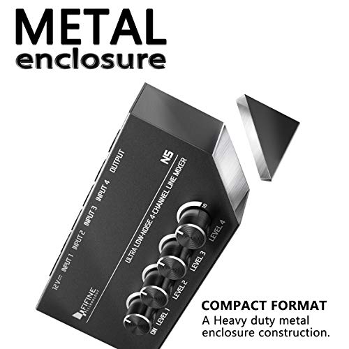 3 FIFINE+Low+Noise+Sub+Mixing+adapter+Ideal+Microphones