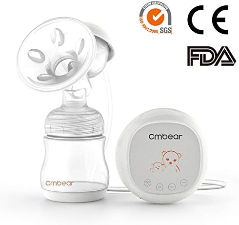 Single Electric Breast Feeding Pump, Portable Breastfeeding Pump, with USB Charge Touch Button, FDA BPA-Free