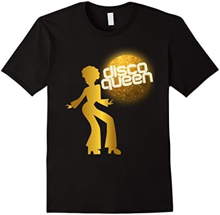 Disco Queen T Shirt - Retro 70's Seventies Retro Disco Ball